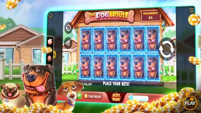 Modern game lobby